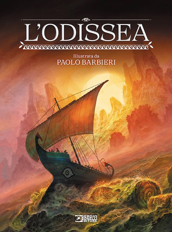 Paolo Barbieri Art - L'odissea illustrata - Sergio Bonelli editore 